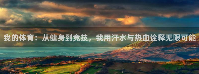 我的体育：从健身到竞技，我用汗水与热血诠释无限可能